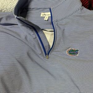 Peter Millar Florida Gator Quarter Zip size medium